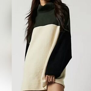 Free people color block sweater